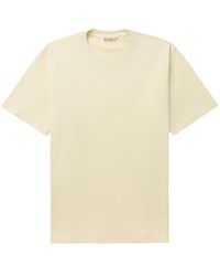 AURALEE - T-shirt en coton à col rond - Lyst
