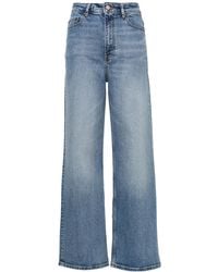 Ganni - Andi High-Rise Wide-Leg Jeans - Lyst