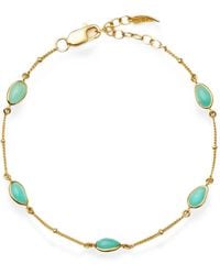 Missoma - Magma Amazonite-Charm Bracelet - Lyst