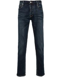 Emporio Armani - J75 Low-rise Slim-fit Jeans - Lyst