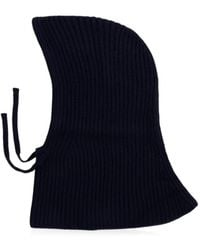 Pinko - Ribbed-Knit Balaclava - Lyst