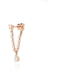 Anita Ko - 18Kt Rose Olivia Diamond Drop Earring - Lyst