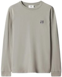 Maison Kitsuné - Fox-Head Long-Sleeve T-Shirt - Lyst