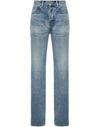 Saint Laurent - Jeans Mit Geradem Bein - Lyst