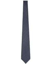 Giorgio Armani - Corbata Con Motivo Chevron - Lyst