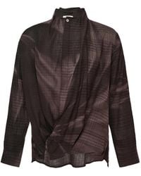 JiyongKim - Twist-Front Shirt - Lyst
