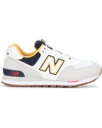 New Balance - 574 Panelled Sneakers - Lyst