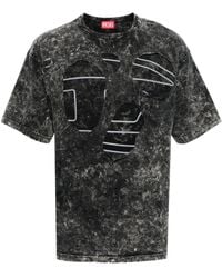 DIESEL - T-BOXT T-Shirt mit Cut-Out - Lyst