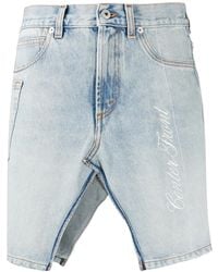 Heron Preston - X Sami Miro Split Detail Denim Skirt - Lyst