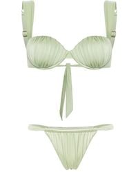 Noire Swimwear - Cheeky Ruched Bikini Set - Lyst