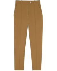 St. John - Stretch-cady Tapered Trousers - Lyst