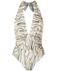 Adriana Degreas - Maillot Botanical-print One-piece - Lyst