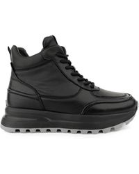Linda Baumann - Lace-Up Side-Zip Sneakers - Lyst