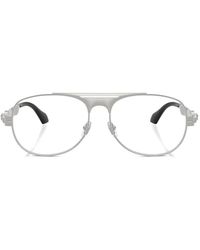 Versace - Medusa Pilot-Frame Glasses - Lyst