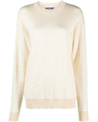Moschino - Logo-Print Sweater - Lyst