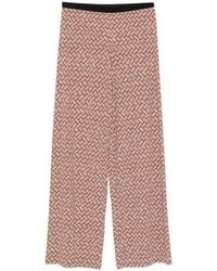 Siyu - Tallis Broek Met Geometrische Print - Lyst