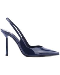 Le Silla - Vivienne Leather Slingback Heeled Pumps - Lyst