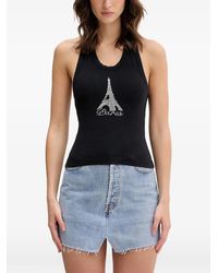 Vetements - Crystal-Embellished Tank Top - Lyst
