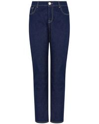 Emporio Armani - Jeans mit geradem Bein - Lyst