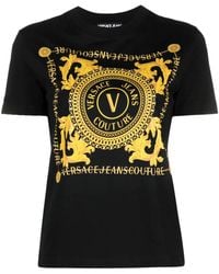 Versace Jeans Couture - Logo Couture Print T-shirt - Lyst
