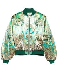 ALÉMAIS - Clemenza Jack Met Paisley-Print En Rits - Lyst