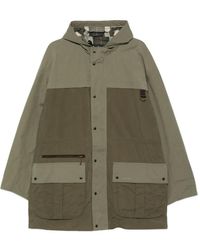 Barbour - Logo-Embroidered Coat - Lyst
