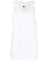 MM6 by Maison Martin Margiela - Sleeveless Top - Lyst
