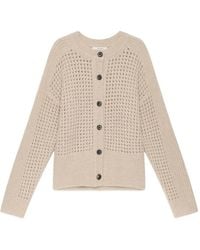 Maliparmi - Button-Front Open-Knit Cardigan - Lyst