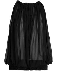 Balmain - Sleeveless Muslin Top - Lyst