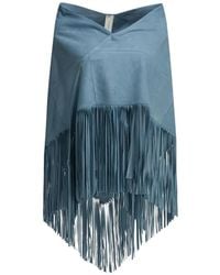 FURLING BY GIANI - Fringed Suede Scarf - Lyst