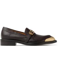 Versace - Primo Leather Loafers - Lyst
