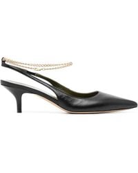 MARIA LUCA - Felicia Slingback Leather Pumps - Lyst