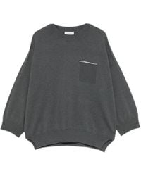 Peserico - Embellished Pocket-Detail Sweater - Lyst