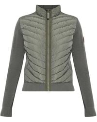 Canada Goose - Quilted Knit-Panel Jacket - Lyst