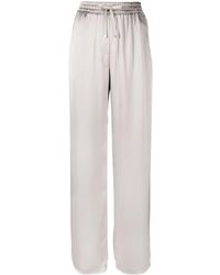 Herno - Pantaloni A Palazzo A Vita Alta - Lyst