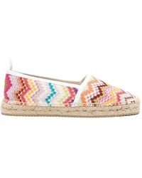 Missoni - Chevron-Pattern Espadrilles - Lyst