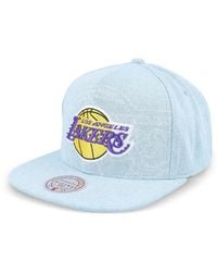 Mitchell & Ness - Nba Los Angeles Lakers Stitcher Snapback Cap - Lyst
