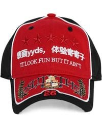 PRAYING - Star-Embroidered Baseball Cap - Lyst