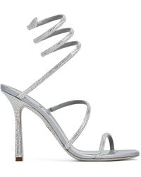 Rene Caovilla - Spiral-design Heeled Sandals - Lyst