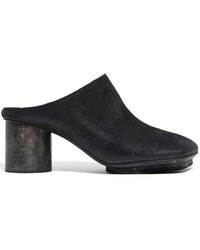 Uma Wang - Block-Heel Leather Mules - Lyst