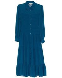 Michael Kors - Smocked Shirt Dress - Lyst