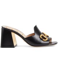 Gucci - Women's Slide Sandal With Horsebit - Lyst