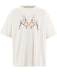 SAINT Mxxxxxx - Graphic-Print Cotton T-Shirt - Lyst