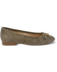 MICHAEL Michael Kors - Piper Bow-Detail Ballet Flats - Lyst
