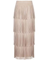 Simon Miller - Za Za Fringed Maxi Skirt - Lyst