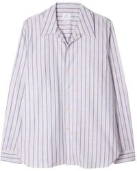 Paul Smith - Striped Button-Down Cotton Shirt - Lyst