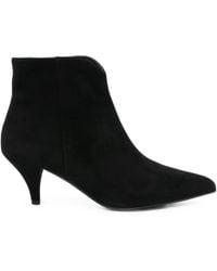 Bruno Premi - Suede Pointed-Toe Ankle Boots - Lyst