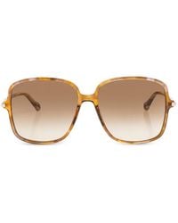 Chloé - Oversized-Frame Sunglasses - Lyst