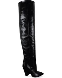 Saint Laurent - Niki 105 Over-The-Knee Boots - Lyst