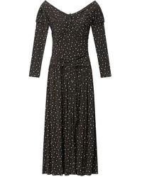 Isabel Marant - X Giovana Off-Shoulder Polka-Dot Dress - Lyst